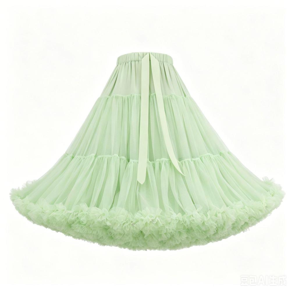 Super Puffy Petticoat Boneless Design Knee Length Petticoat Boneless Underskirt Rockabilly Styling