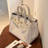 Elegante Handtasche mit Krokodilmuster für Damen Stilvolle Vielseitige Kelly Tote Bag in Schwarz Khaki Gelb Rosa Und Weiß