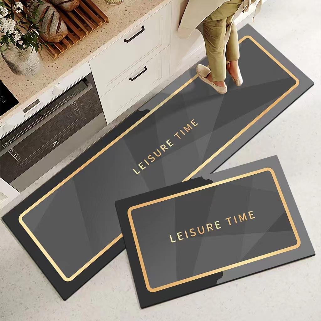 

Диатомовые грязевые водопоглощающие быстросохнущие кухонные напольные коврики, домашние напольные коврики, водопоглощающие противоскользящие быстросохнущие коврики для ванной комнаты 40*60cm-Quick drying