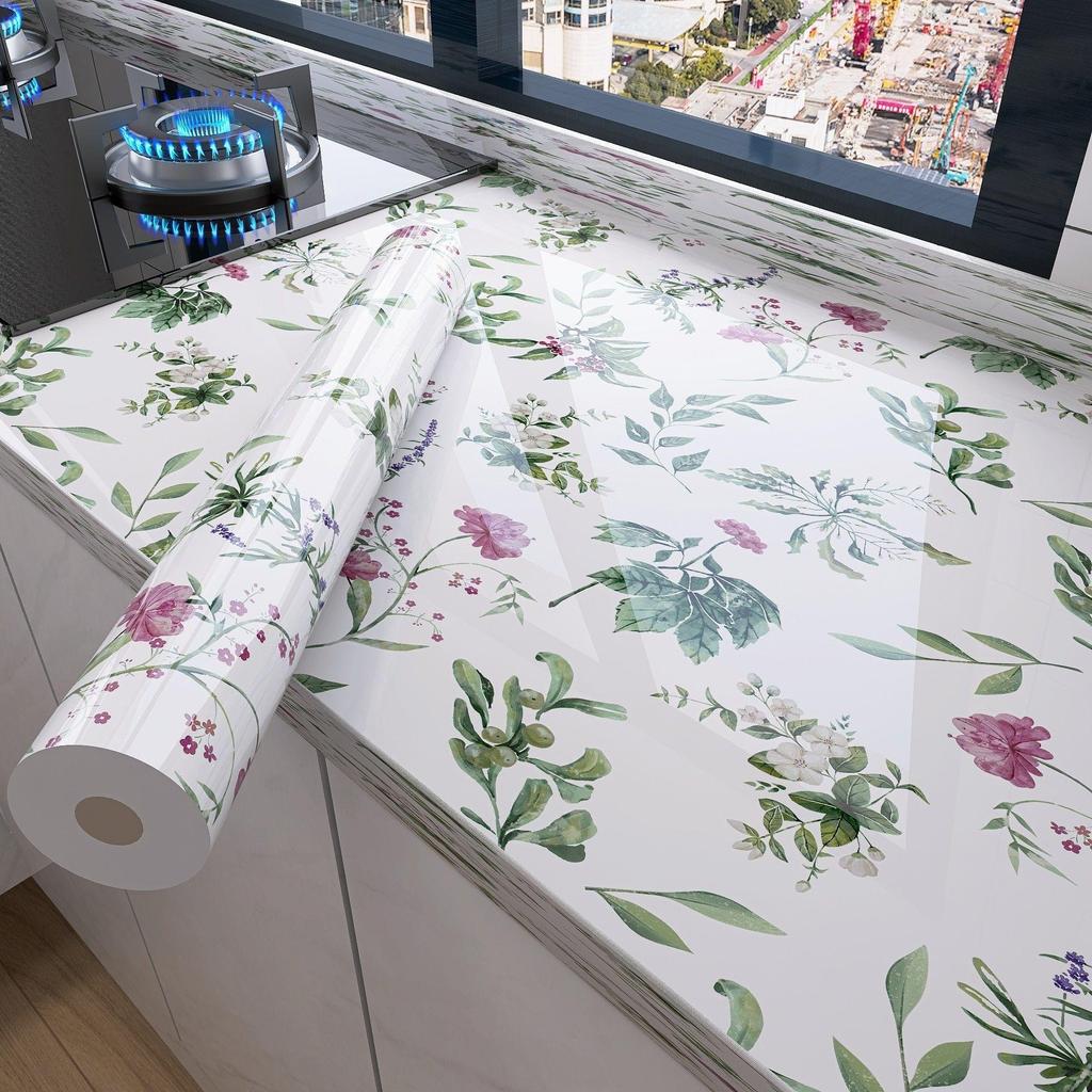 Enhanced Waterproof Kitchen Stove Wallpaper - Oil, Heat, and Moisture Resistant Self-Adhesive Sticker