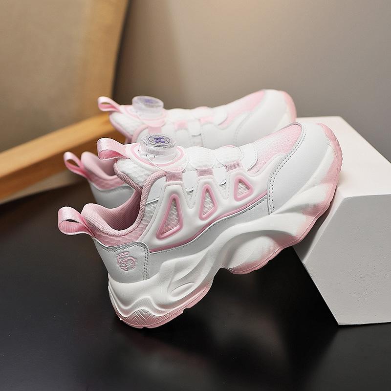 28-39 Tamanho Grande Infantil Antiderrapante Resistente ao Desgaste Conveniente Moderno e Casual Sapatos Esportivos para Sapatos de Corrida de Meninas