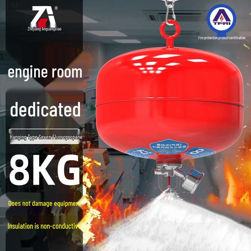 8kg Heptafluoropropane Suspended Fire Extinguisher