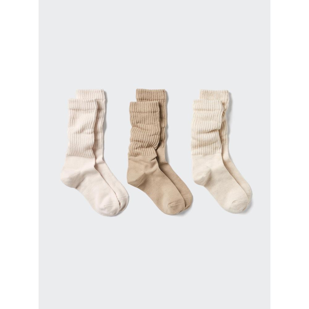 Uniqlo Japan Loose Socks 3 Pair Set