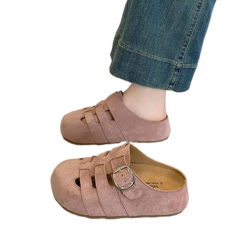 Dámské platformové římské sandály Birkenstock: Letní nazouvací pletený sportovní styl s vnitřním zvýšením výšky