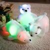 Colorful Light Led Polar Bear Plush Toy Cartoon Stuffed Animal Doll Gift Kids