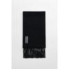 Used OUR LEGACY ESTATE SCARF Black Wool