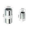 Bremskabel-Verbinder-Kit Bremsleitung 2 Stück 2-Wege-Buchsenverbinder mit 4 M10 10mm Außengewindemuttern für umgekehrte Bördelung 3/16" Leitung
