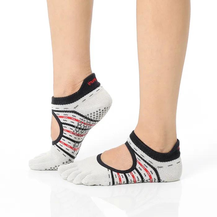 Pilates Yoga Non-slip Socks Toe Socks Knit