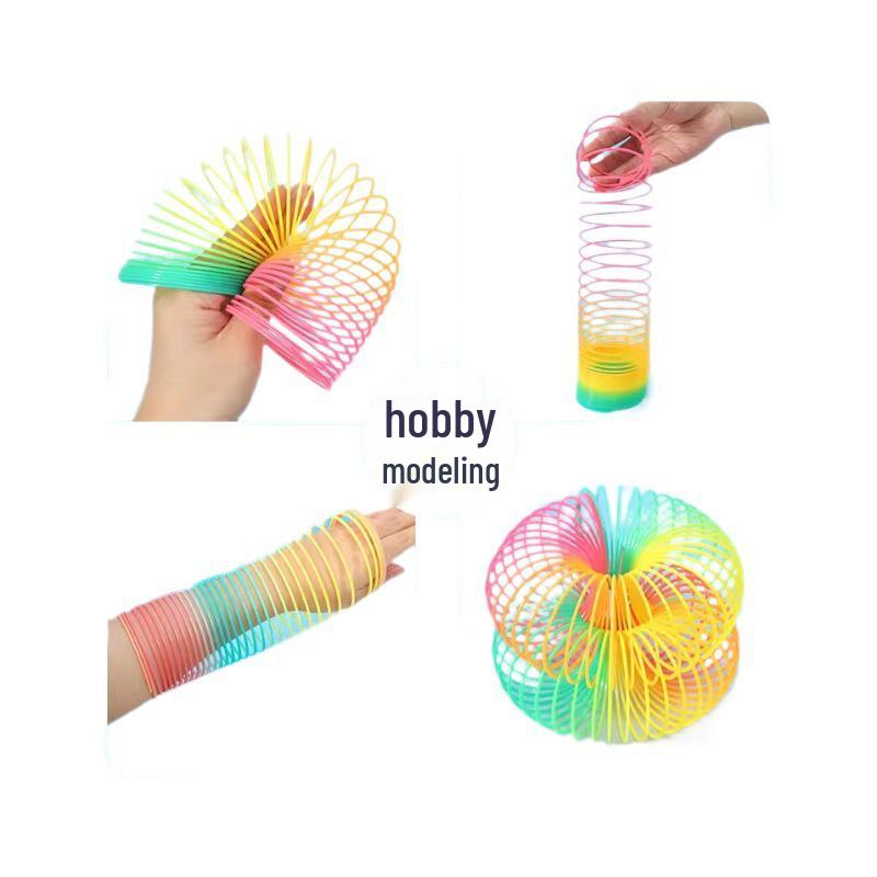 Magic Rainbow Ring: Colorful Elastic Toy for Kids & Adults - Educational, Professional, Performance Balance Tool