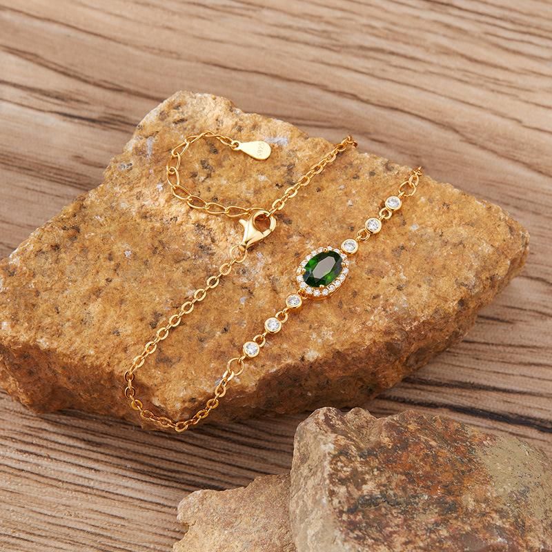 

Color Treasure Jewelry Natural Garnet Topaz Peridot Citrine Bracelet Women