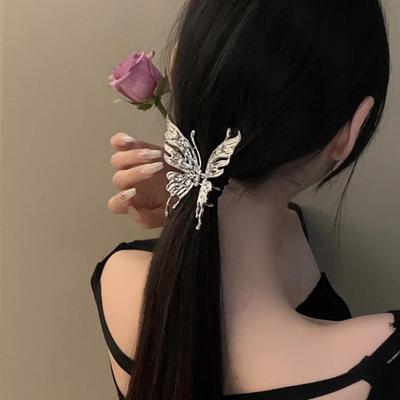 Butterfly Hair Clips for Women Metal Non-Slip Sparkly Hair Claws Elegant Butterfly Hair Accessories for Daily Wear Weddings Part