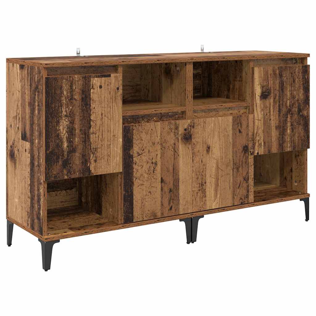 Sideboards 2 Pcs Reclaimed Wood Look 60 X 35 X 70 Cm Particleboard