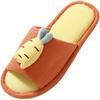 Korean Trend Summer Women's Cartoon Linen High Heel Slippers - Cool, Non-slip, Silent, and Perfect for Indoor Use