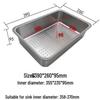 TLXT Deep Single Basin Sink with Drain Basket