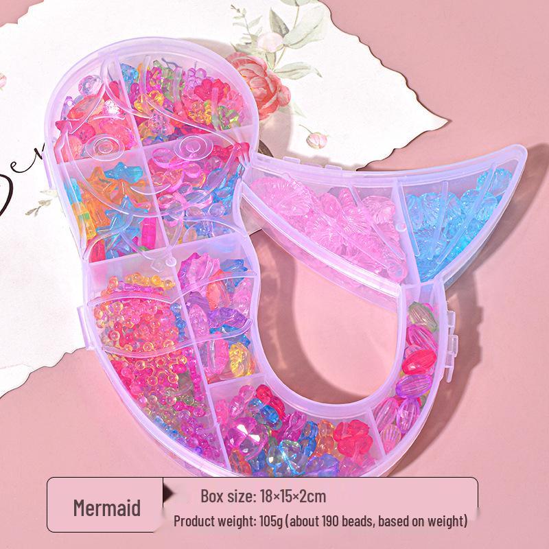 Jouets en perles faits à la main: Kit de Bijoux pour Filles DIY avec Bracelets et Colliers Puzzles Créatifs