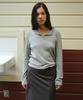 Loukeullaesig Relaxed Henley Tee_Melange Gray [Lc267Ts07Mg]