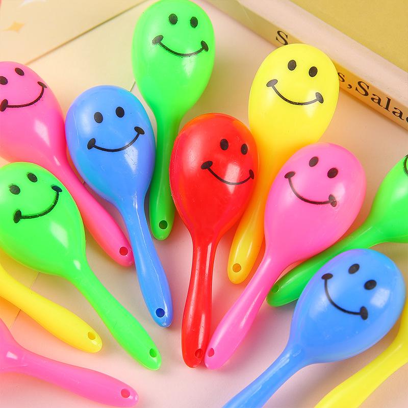 Colorful Mini Smiley Face Shaker Toys - Party Props & Children s Gifts