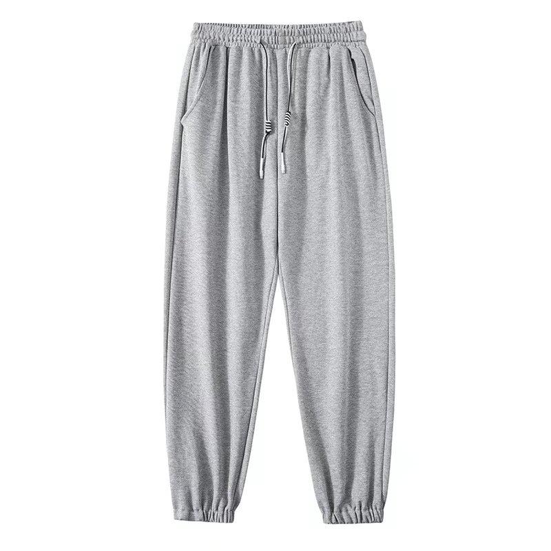 Sports Pants Men's Knitted Loose Trousers Trend Simple Solid Color All-match Casual Leggings