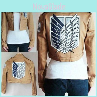 Attack On Titan Scouting Legion Cosplay Coat Jacket For Eren Jaeger Fans**