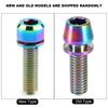 Titanium Alloy Bicycle Titanium Tapered Head Bolt Screw With Washer For Mountain Bike