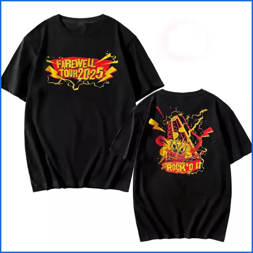 

SALE Hollywood Rip Ride Rockit Farewell Tour T-Shirt All Size Unisex T-Shirt XXL