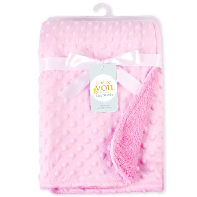 Summer Air Conditioning Nap Blanket Fleece Kids Baby Blanket Swaddle Blanket Super Soft Newborn Cotton Infant Boys Girls Bedding