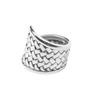 Trendy Retro Punk Wide Band Adjustable Ring for Women