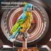 Lego-Compatible Mechanical Parrot, Shark, Whale, and Octopus Assembly Model Toys
