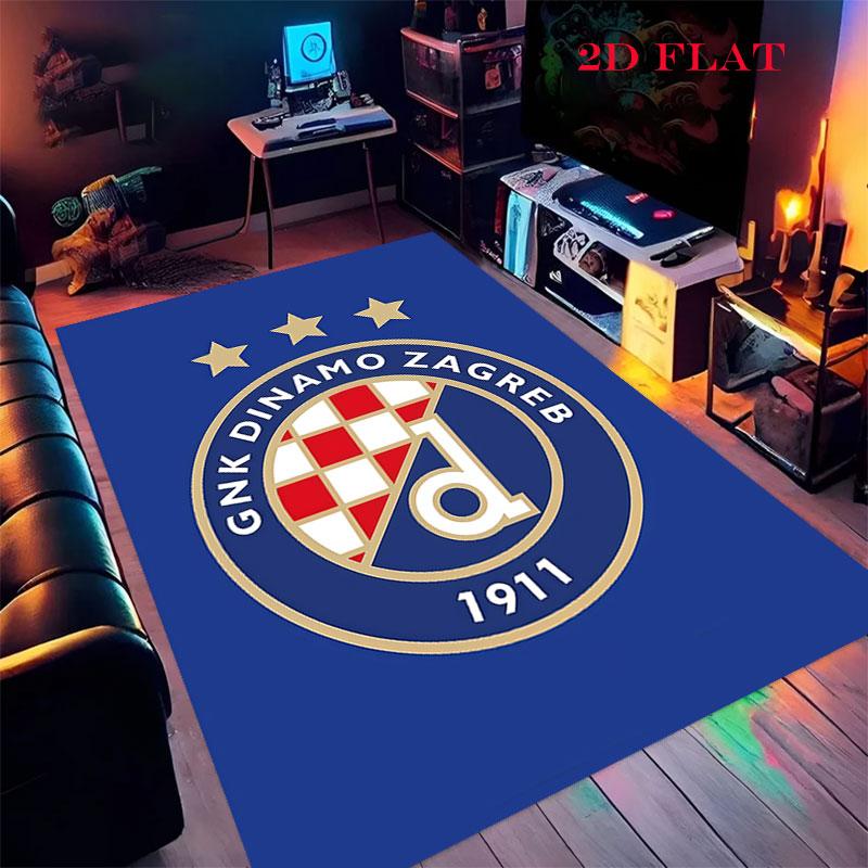 GNK Dinamo Zagreb Carpet Rug for Living Room Bedroom Home Sofa Decoration,Kids play Nonslip Floor Mat