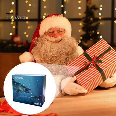 Fishing Lure Advent Calendar 2024 Fishing Christmas Countdown Calendar 24 Days Fishing Lure Christmas Gifts for Anglers Men Boys