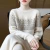 Warm Winter Women Sweater 100 Percent Wool Turtleneck Knit Pullover Thick Jumpers MODERN NEW SAGA Female Tops