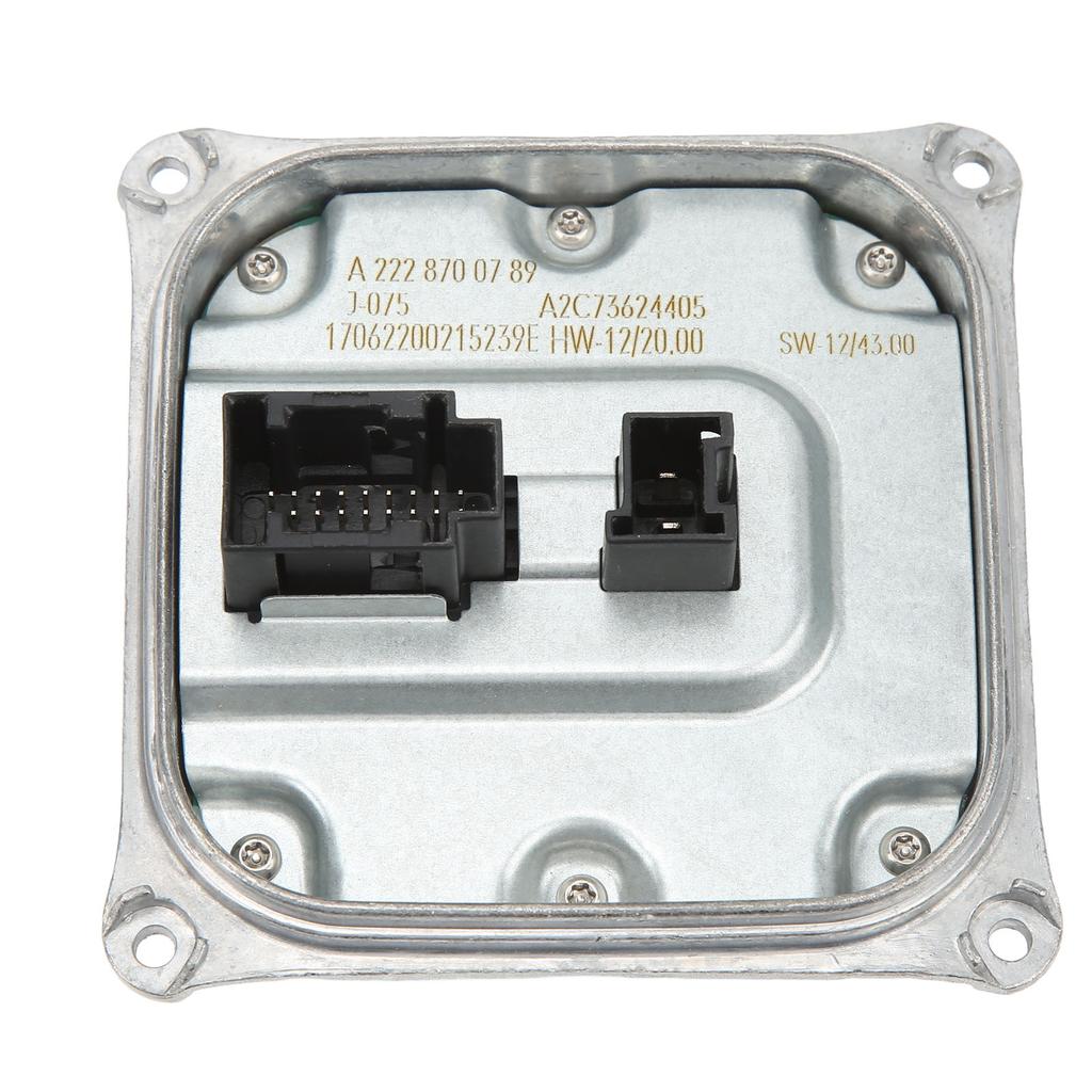LED Headlight Ballast A2228700789 Headlamp Control Unit Replacement for Mercedes‑Benz C‑Class E‑Class S‑Class