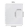 270 Pockets Trading Card Sleeves Card Binder, Trading Card File Storage Wallets Album Pages Collection 11 Hole