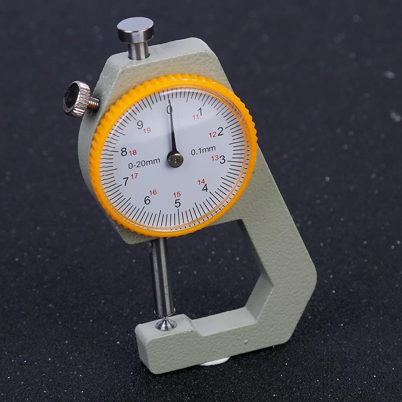 Handheld Leather & Tube Wall Thickness Gauge - 10mm & 20mm Flat and Pointed Head