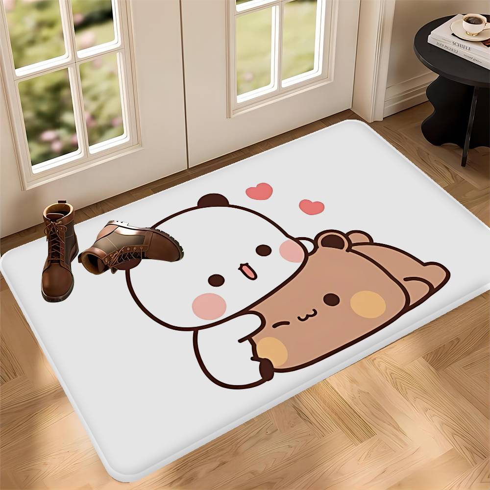 Bubu And Dudu Cute Cartoon Floor Mat Kids Room Bedroom Decoration Balcony Anti-Slip Doormat Living Room Welcome Rug