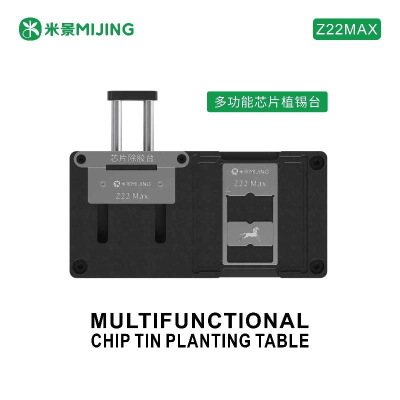 Mijing Z22 Max for IPhone and Android Phone IC Chip Welding Tin Template Fixture CPU Reballing Stencil Platform