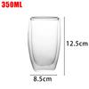 1/3pcs Glass Coffee Cup Transparent Double Walled Glass Heat-resistant Milk Juice Tea Cup Kitchen Bar Party Drinkware Gift Set