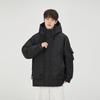 Men's Winter White Duck Down Jacket Functional Tooling Warm Thickened Hooded Fashion Loose Down Jacket Men