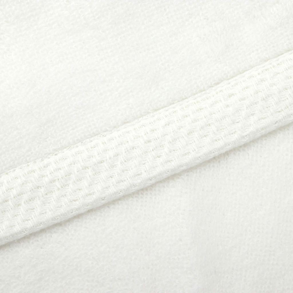 Nishikawa Imabari Bath Made in Enhanced Watairo TT19250600W Towel, 100% Cotton, Japan, Absorbency, Marowata, White,