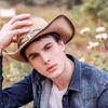 Vintage Faux Leather Hat Women Men Cowboy Hat Ethnic Style Western Style Hat