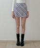 Riorg Batd Check Mini Skirt Gray