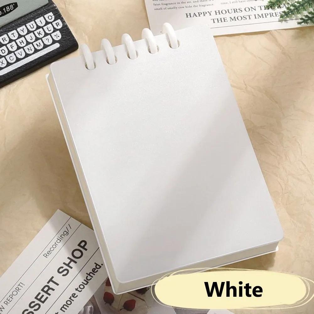 Cute Mini Notebooks A7 Pocket Notebook Small Memo Pad Loose-leaf Square Notepad Horizontal Line Inner Page Memo Pad Diary Book