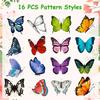 100-500Pcs High-Quality Creative High-Quality Butterfly High-Quality Decorative High-Quality Stickers High-Quality Gift Self-assembly High-Quality