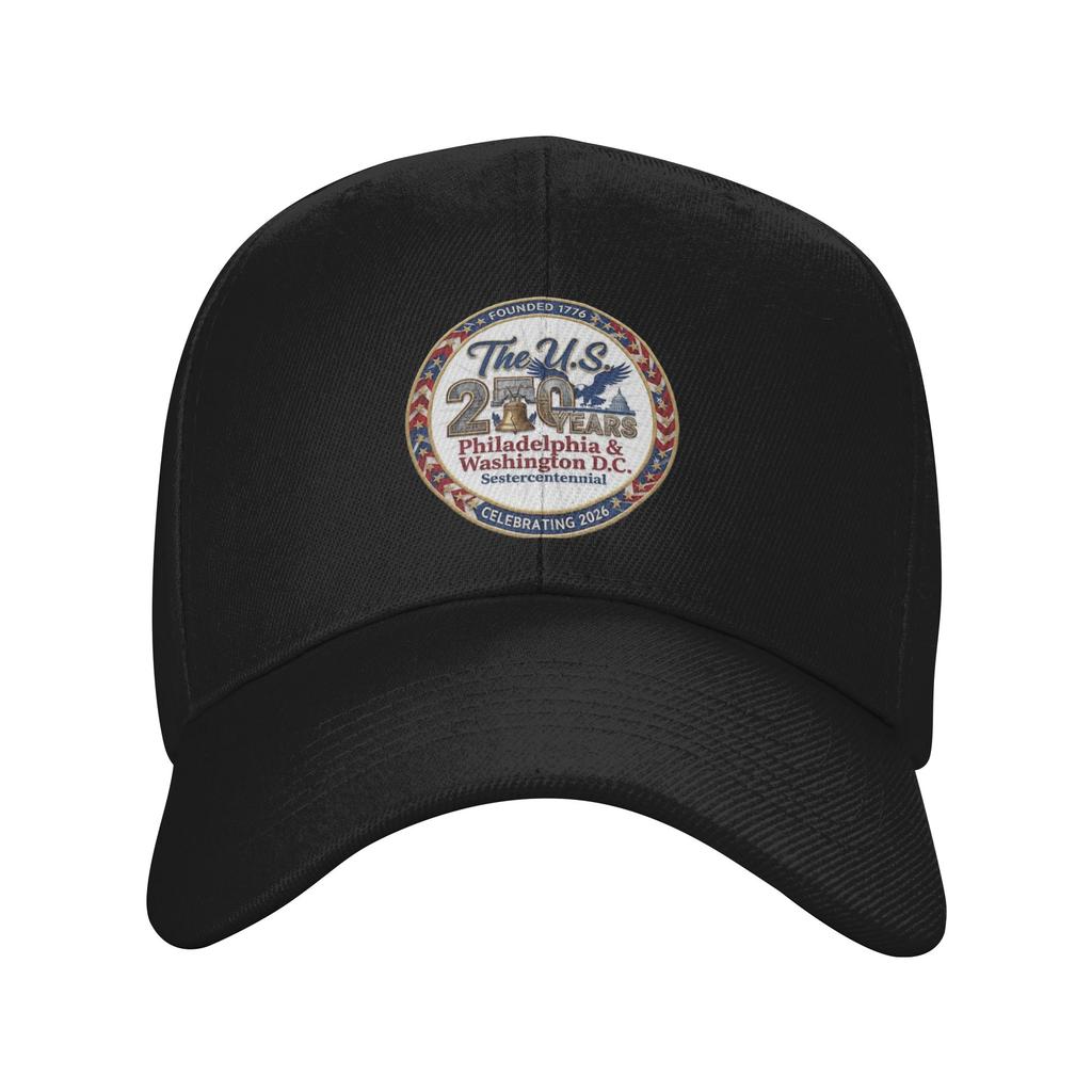 America  Year Anniversary  Cap Unisex Summer Wear  Snapback Cap Adjustable