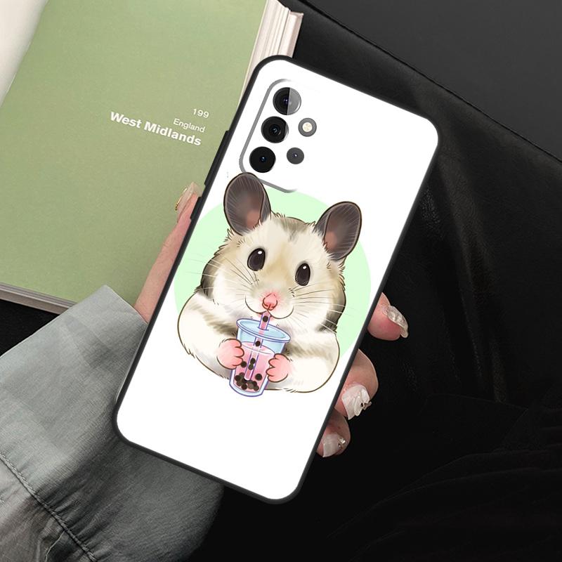Hamster Art Phone Case For Samsung Galaxy A54 A34 A14 A52 A32 A22 A12 A51 A71 A50 A70 A13 A33 A53 Cover