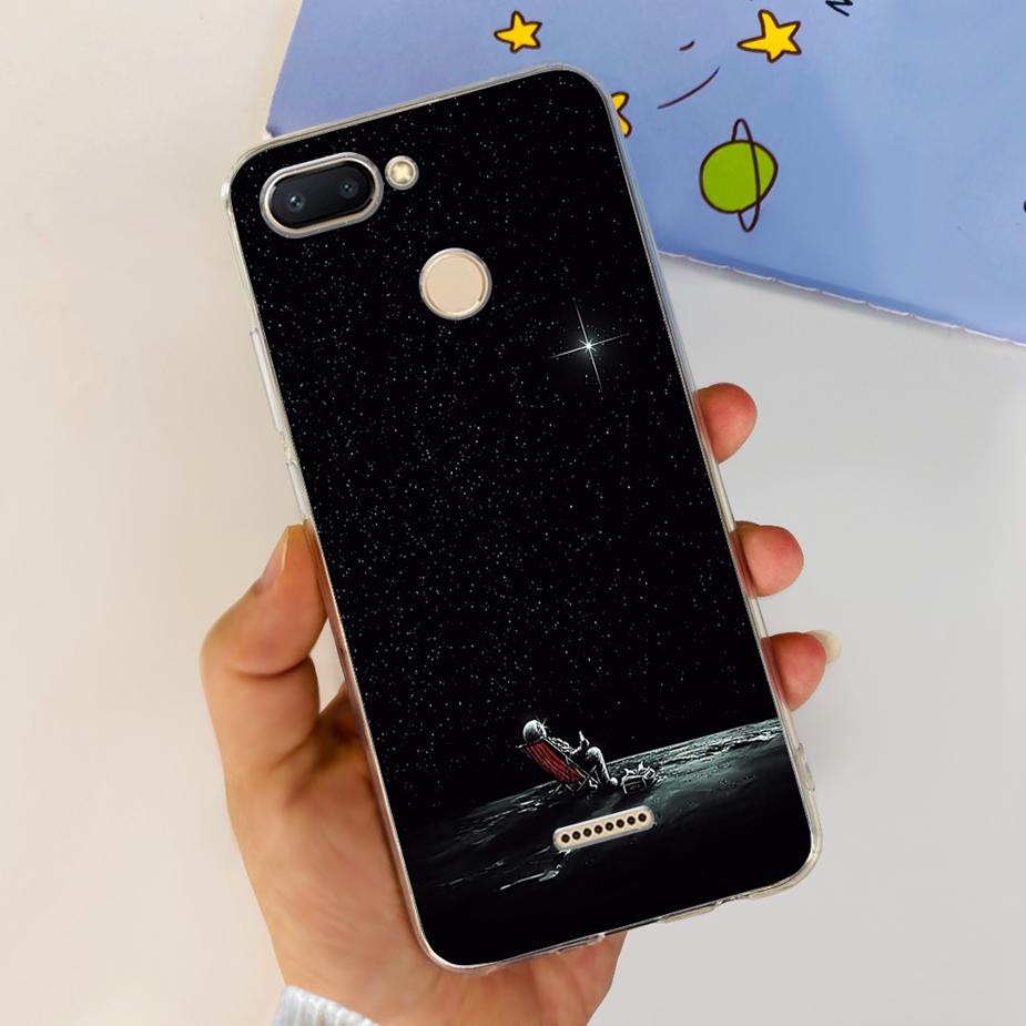For Xiaomi Redmi 6 6A Case Cute Painted Cover Clear Silicone Phone Case Soft TPU Shell For Redmi 6A Redmi6 Redmi6A Fundas Bumper
