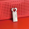 Zsuit Heart-Shaped Metal Car USB Flash Drive