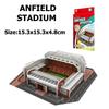 Desktop Ornaments Football Field Model Fans Souvenir DIY Paper Puzzle Table Games 3D Building Stadium Assembly Simulation TMZ