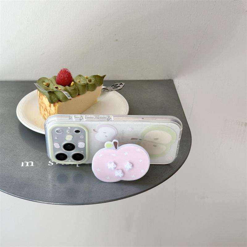 

Custom 3D Star Apple Stand for iPhone 17/16 Pro Max/15 Pro with New Case Compatibility Apple 16 Pro Max
