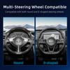 Suitable for Nissan Carbon Fiber Texture Steering Wheel Cover with Segmented Quick-Release Design, Durable, for Rogue X-Trail Kicks Qashqai Sentra Al